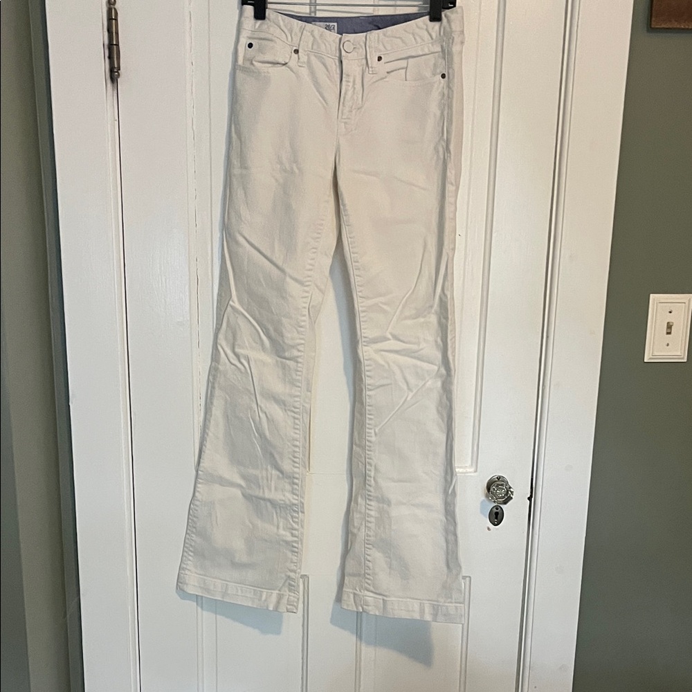 Wide Leg Women's Jeans in White